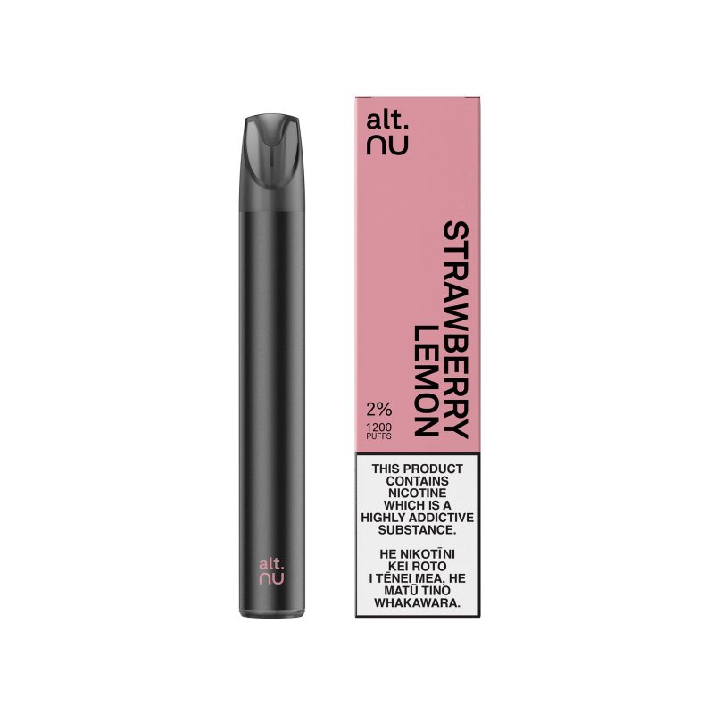 strawberry lemon alt nu disposable vape