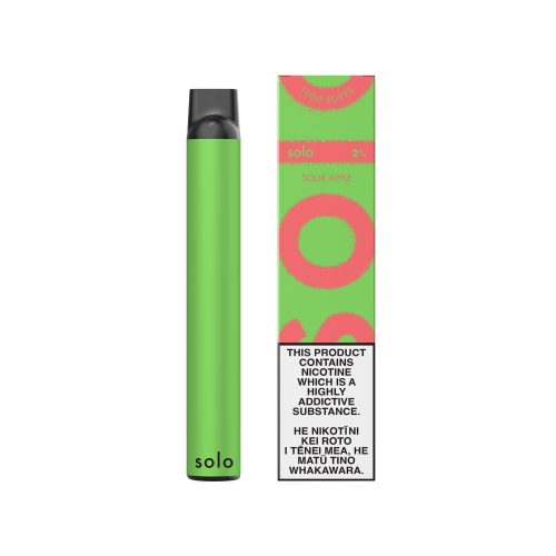 sour apple solo disposable vape