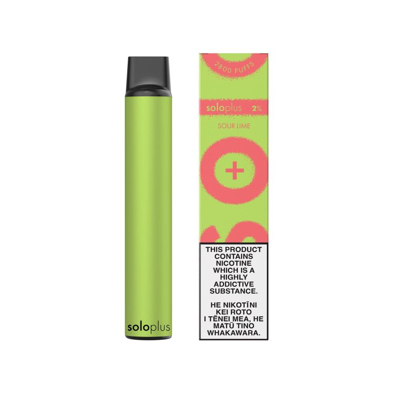 sour lime solo plus disposable vape