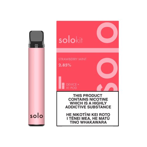 solo pod vape kit strawberry mint