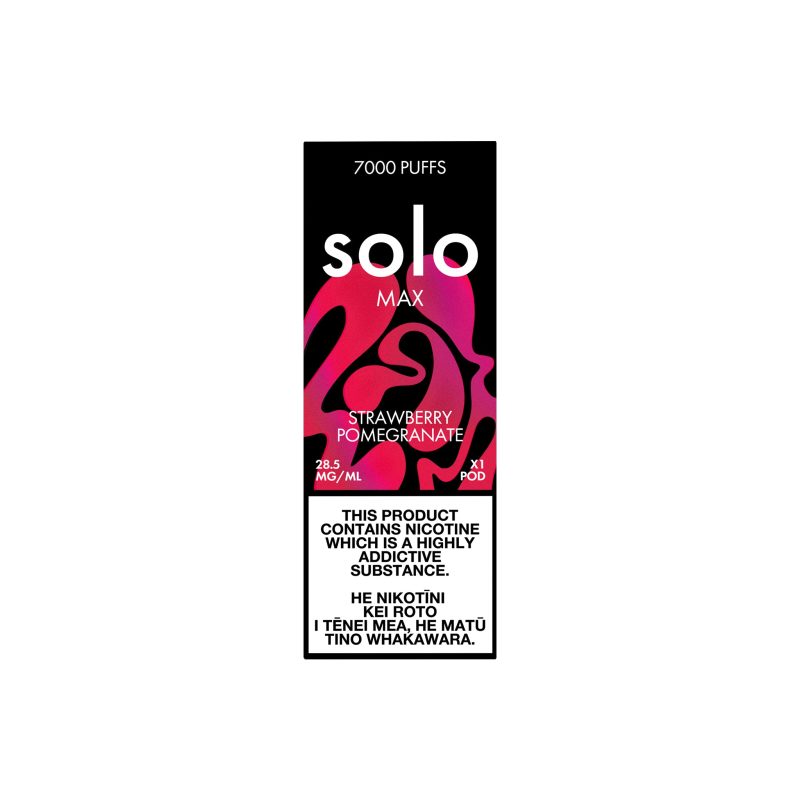 SOLOMAX POD BOX STRAWBERRYPOMEGRANATE