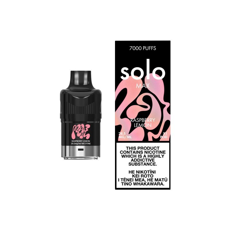 SOLOMAX POD BOX POD RASPBERRYLEMON