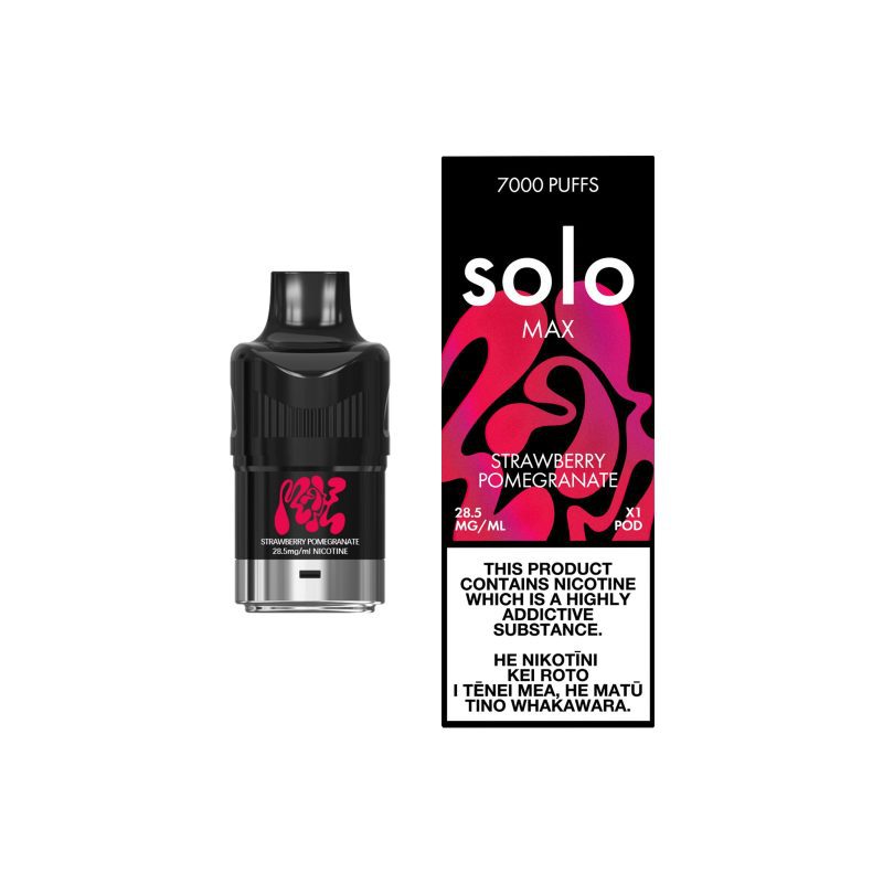 SOLOMAX POD BOX POD STRAWBERRYPOMEGRANATE