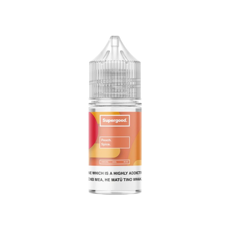 Peach Spice Supergood Nic Salts vape juice