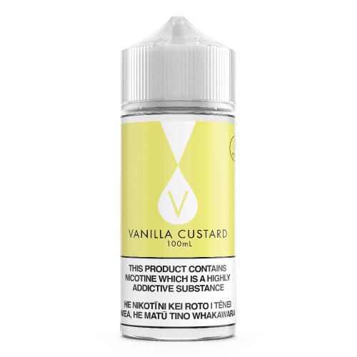 v-liquid vanilla custard  e-juice nicotine bottle