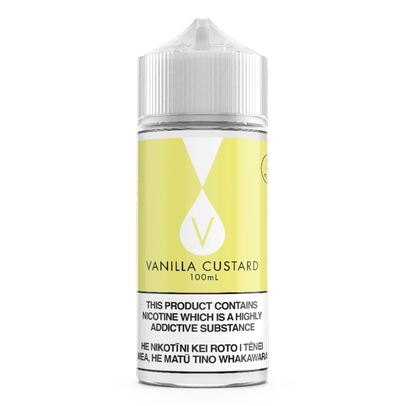 v-liquid vanilla custard  e-juice nicotine bottle