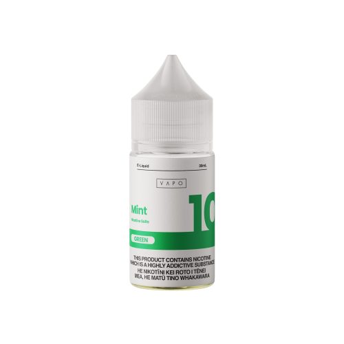 VAPO Mint (Green) 10mg Salts Bottle