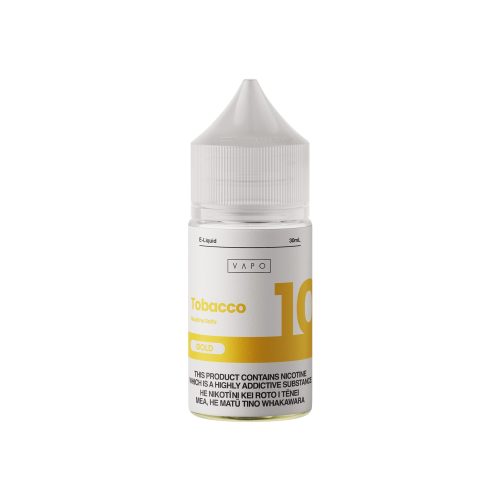 VAPO Tobacco (Gold) 10mg Salts Bottle