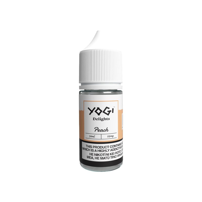 peach yogi delights nicotine salt vape juice